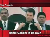 Rahul Gandhi in Badaun (U.P) Part  2