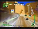 Sonic Riders (PS2) - Course dans le désert.