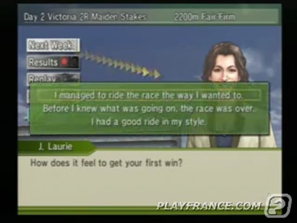 G1 Jockey 4 (PS2) - La première victoire d'un apprenti jockey !