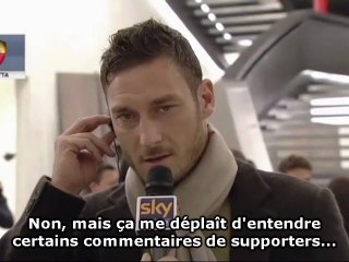 Totti : "Je pense à quitter l'AS Roma"