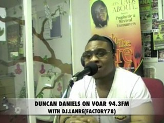 Duncan Daniels On Saturday Night Special VOAR 94 3FM