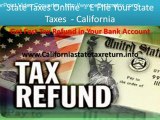 Online State Taxes - E File Your State Taxes California