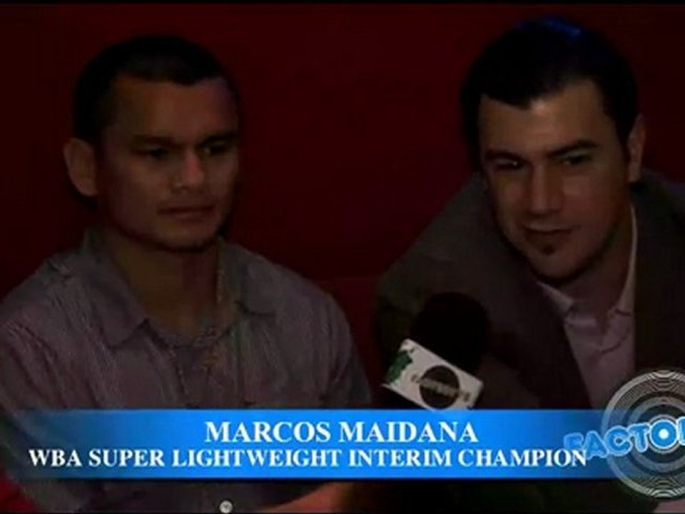 Amir Khan Vs Marcos Maidana Press Conference Fight - FACTORY78  EXCLUSIVE