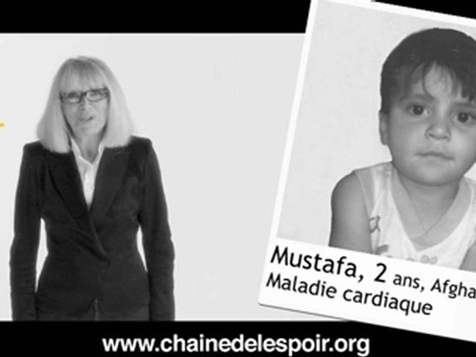 Mireille Darc marraine de La Chaîne de l'Espoir