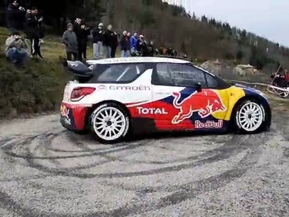 Ardèche : Loeb à l'essai avant le Monte Carlo
