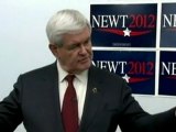 Gingrich heckled by Occupy protesters