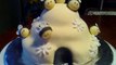 Fondant cake - bumble bee cake -- my third fondant cake