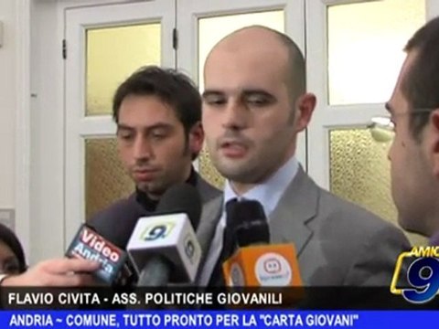 Andria | Comune, tutto pronto per la Carta Giovani