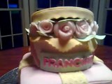 Fondant Cake- fifth cake- for baby shower