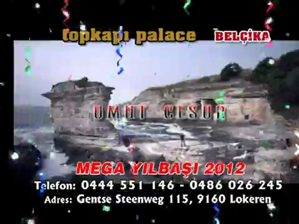 AVRUPADA YILIN YILBAŞI PARTİSİ ( BELÇİKA GENT'TE BİRÇOK ÜNLÜ SANATCININ KATILIMIYLA 2012'YE MERHABA DİYECEKLER