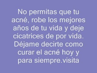 Tratamientos para eliminar el  acne