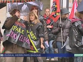Bayonne: grève des enseignants du Lycée Paul Bert