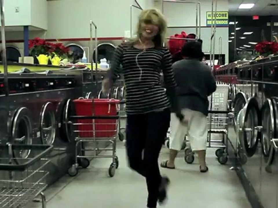 Oui, on peut s'amuser à la laverie