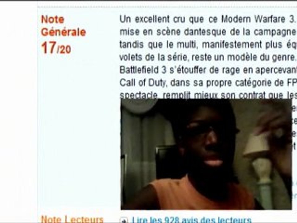 Modern Warfare 3 a eu 17/20 sur JeuxVideo.com !