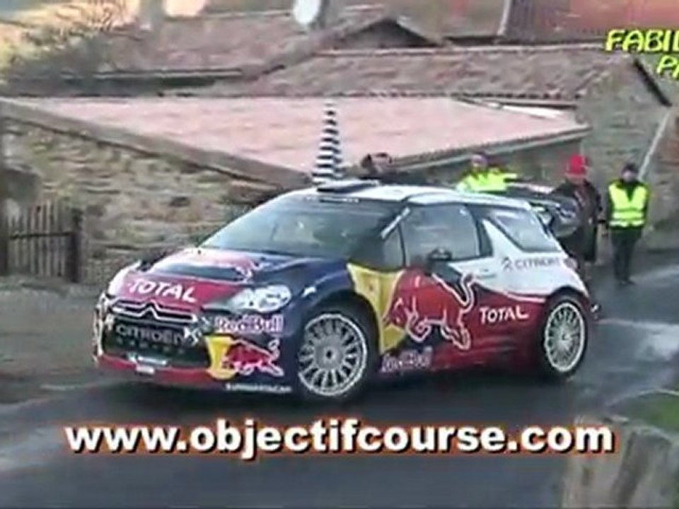 Sébastien LOEB éssais Rallye Monté Carlo 2012 - Objectifcourse.com