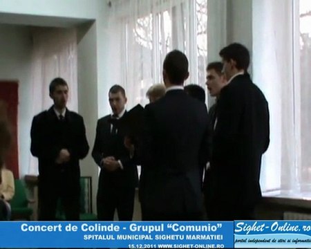 Grupul Vocal Comunio - Recital de colinde la Spitalul Municipal Sighet