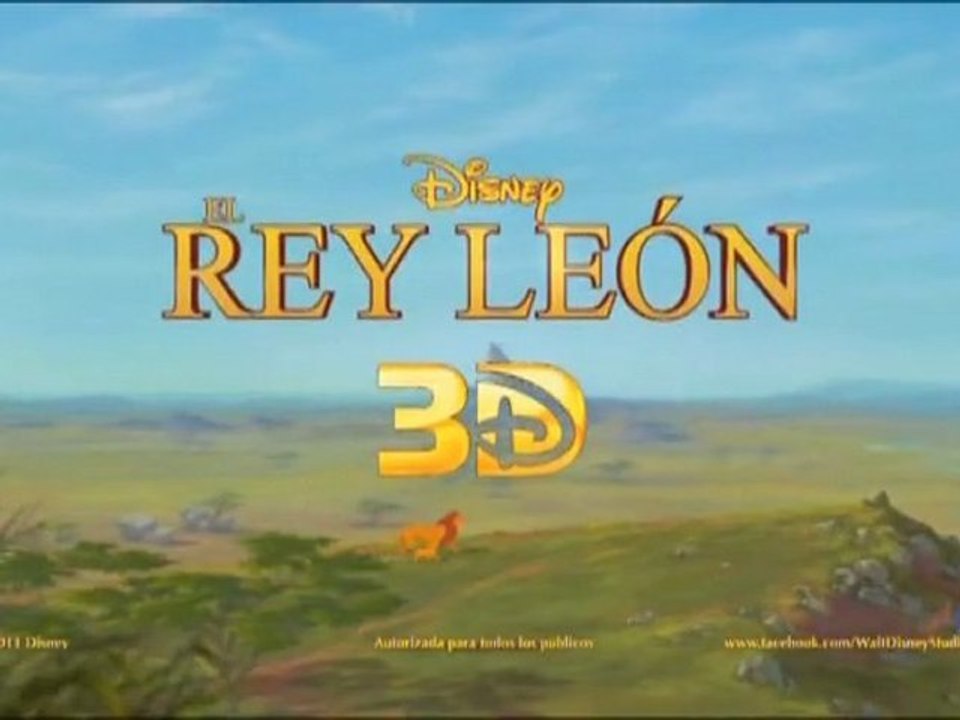 El Rey León 3D Spot3 [20seg] Español