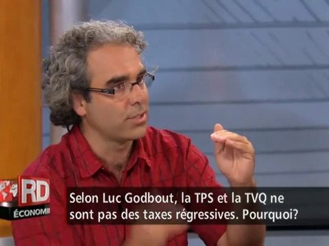 Gérald Fillion - TVQ, taxe régressive?