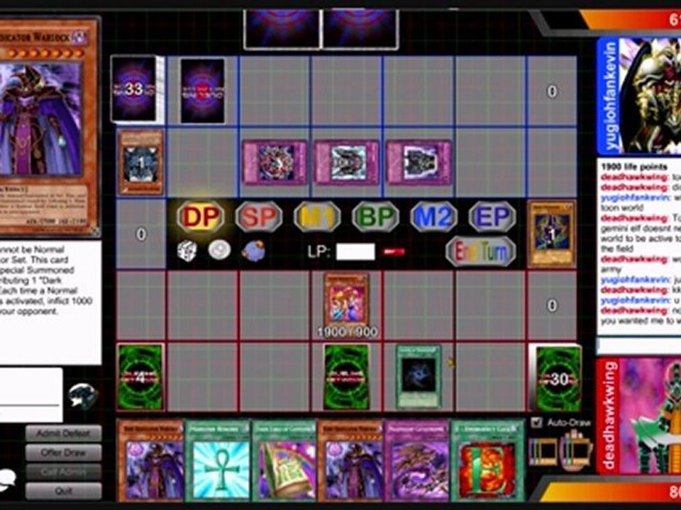 Deadhawkwing vs yugiohfankevin