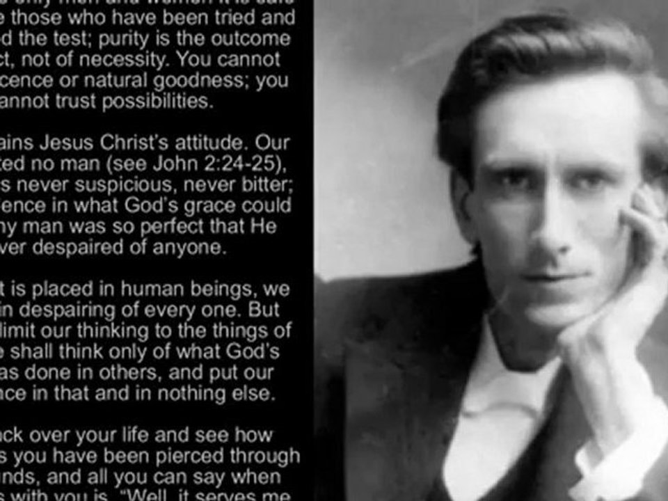 Oswald Chambers - The Topic of the Things of Purity