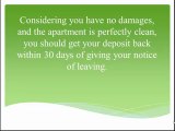 Lease Agreements And Security Deposit Facts