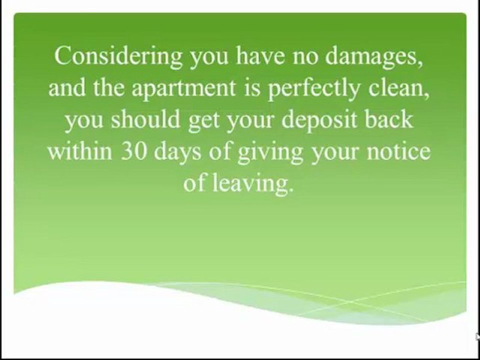 Lease Agreements And Security Deposit Facts