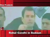 Rahul Gandhi in Badaun (U.P) Part  11