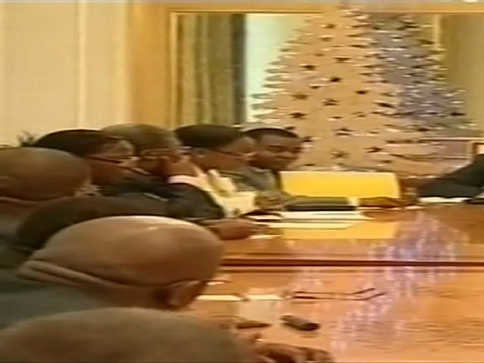 PRISIDENT SASSOU  AVEC LES MEDECINS CONGOLAIS DE LA DIASPORA