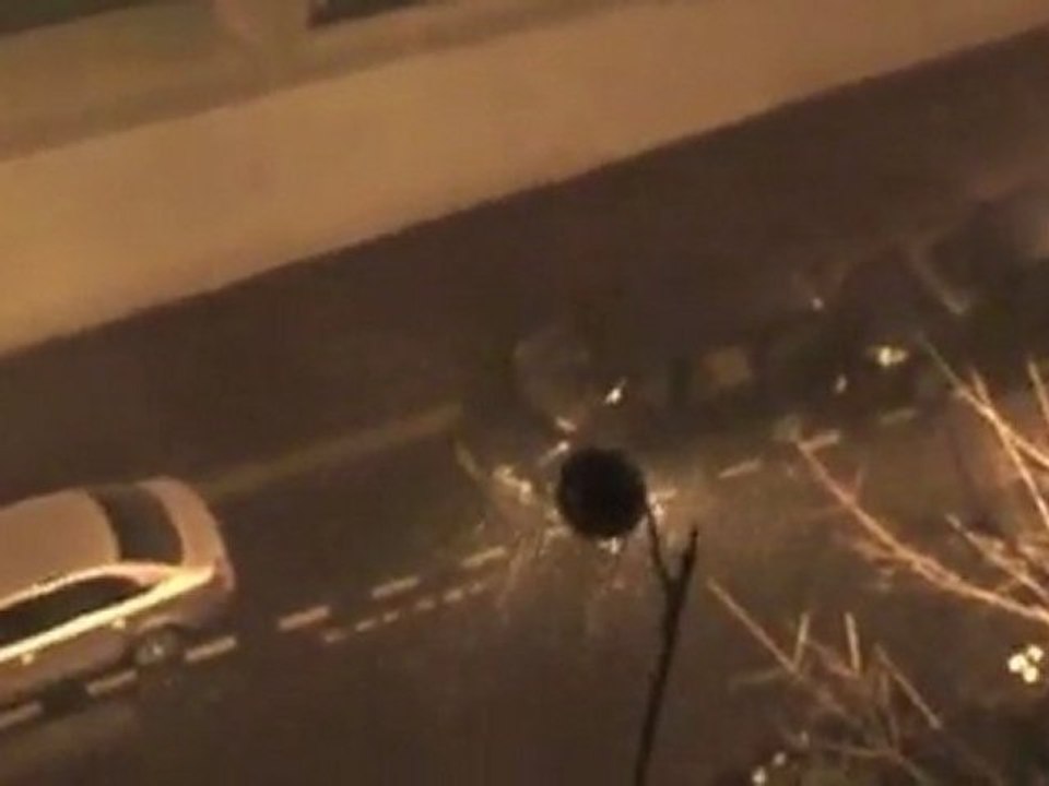 Vent pluie Paris 16 Décembre 2011 PARIS 75013 à 07 heures.