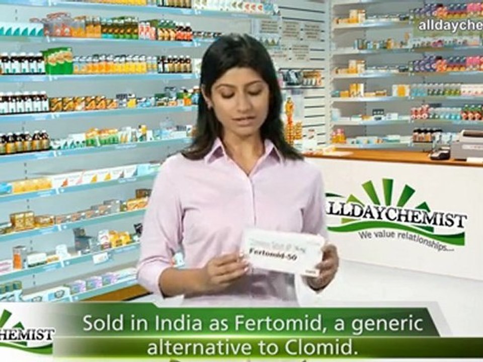 Buy Clomiphene Citrate (Fertomid 50 mg) Online from Alldaychemist.com