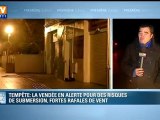 Tempête : la Vendée en alerte pour des risques de submersion
