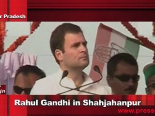 Rahul Gandhi in shahjahanpur (U.P) Part-7