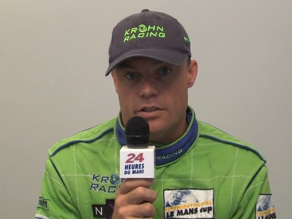 24 Heures du mans 2011, interview de Niclas Jonsson pilote de la Ferrari F430 GTC n°57