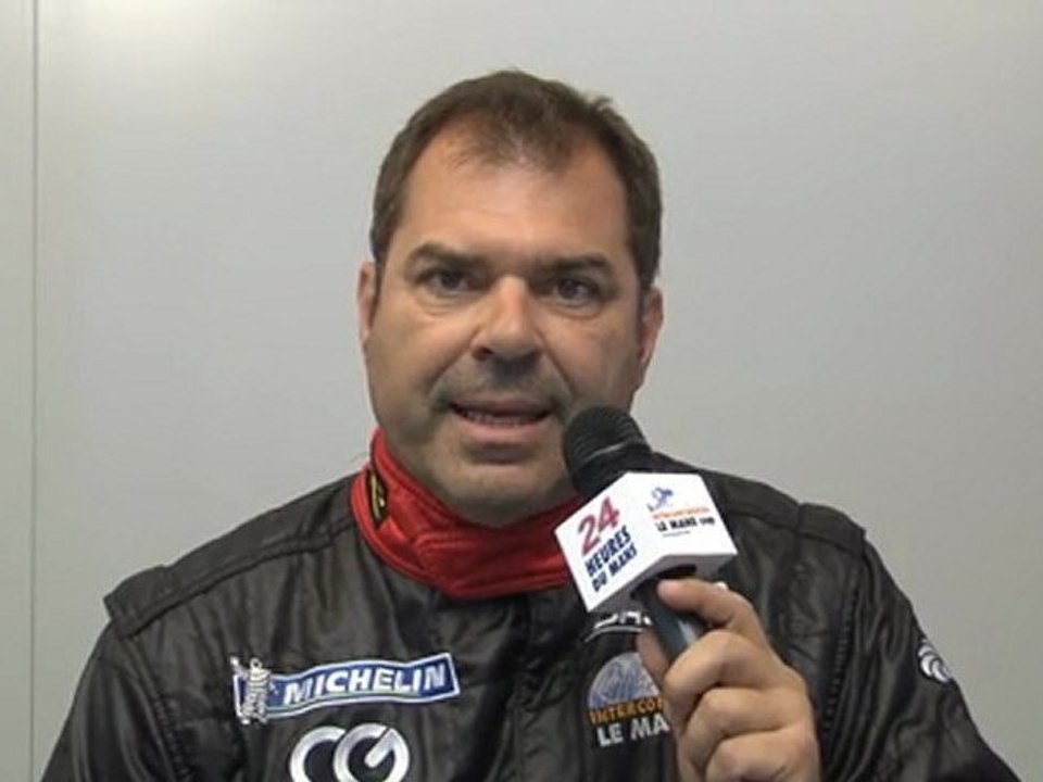 24 Heures du Mans 2011, interview de Pierre Ehret pilote de la Ferrari F430 GTC n°62