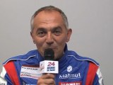 24 Heures du Mans 2011, interview de Christophe Bourret pilote de la Porsche 911 GT3 RSR n°70