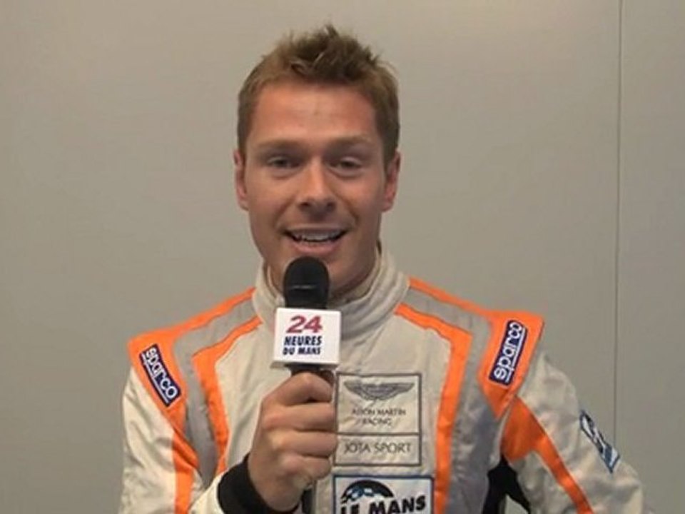 24 Heures du Mans 2011, interview de Sam Hancock pilote de l'Aston Martin n°79
