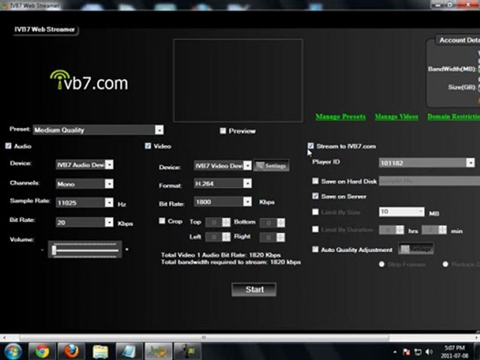 Webcasting