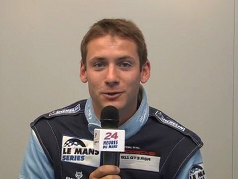 24 Heures du Mans 2011, interview de Nick Tandy pilote de la Porsche 911 GT3 RSR n°88