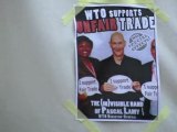 Conférence de l'OMC à Genève: protestation d'une dizaine d'ONG