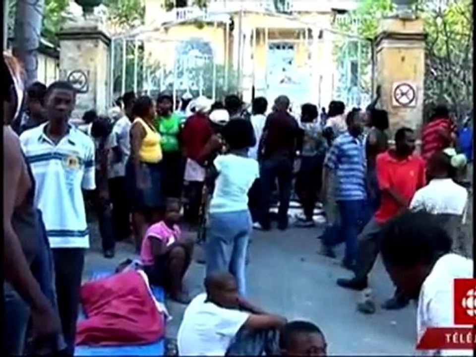 Téléjournal - L'aide aux sinistrés d'Haïti