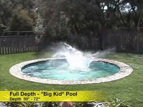 La piscine qui se cache sous le sol