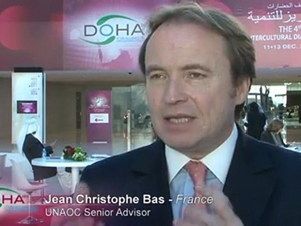Interview Jean-Christophe Bas at the 4th UNAOC Forum