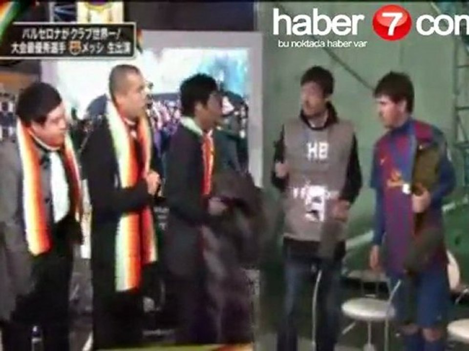 Canlı yayında Lionel Messi şaşkınlığı