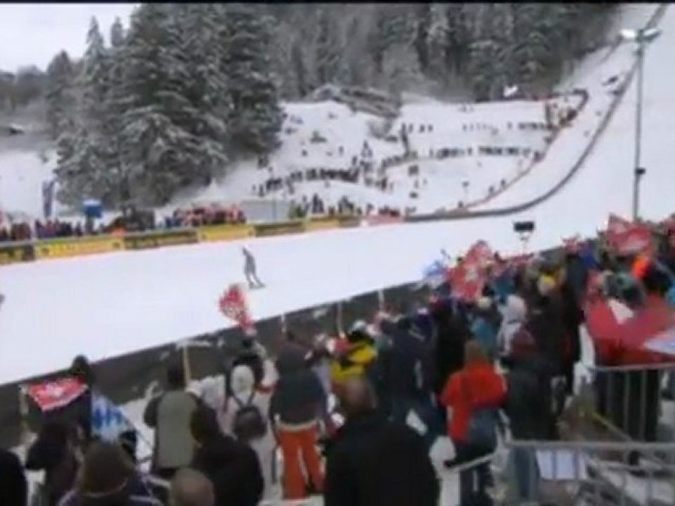 Skispringen - kofler springt am weitesten