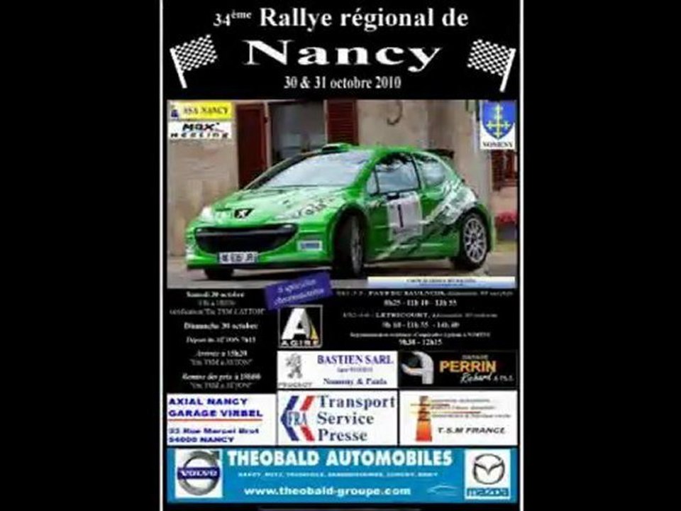 Rallye de Nancy 2010 1er partie