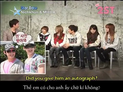 [Vietsub - 2ST] [Star Date] Nichkhun Miss A @ Fashion Shoot