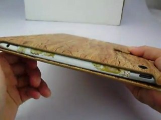 Eco-friendly Grain Stand Smart Cover for iPad 2