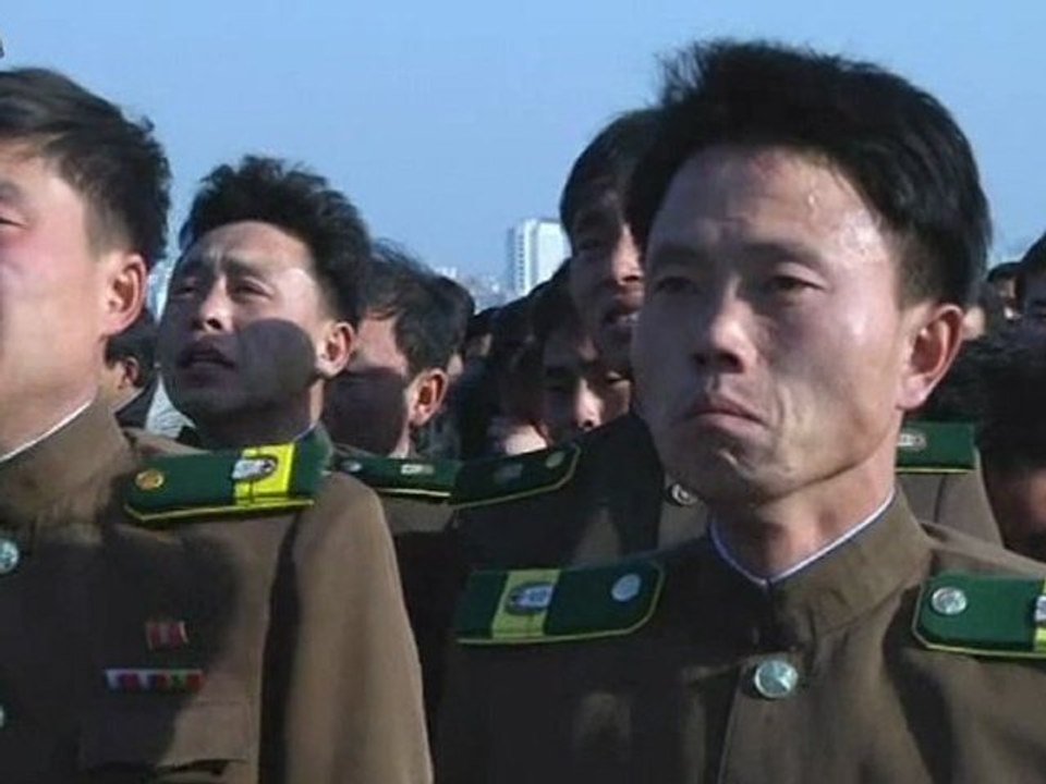 Un peuple en pleurs, l'image retenue par la propagande nord-coréenne