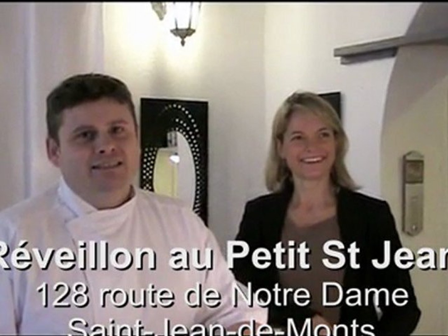 Réveillon au restaurant Le Petit Saint Jean - Vidéo Dailymotion