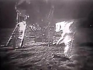 First Moon Landing 1969 -TV news